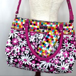 NEW Hadaki Tote Shoulder Bag w Pouch Wallet